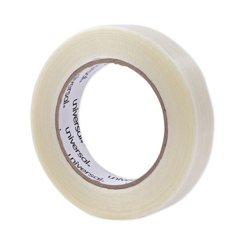 Image of Universal® 120# Utility Grade Filament Tape, 3" Core, 24 Mm X 54.8 M, Clear