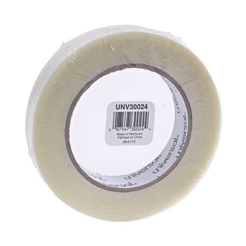 Image of Universal® 120# Utility Grade Filament Tape, 3" Core, 24 Mm X 54.8 M, Clear