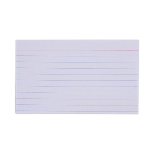 Image of Ruled Index Cards, 3 x 5, White, 100/Pack
