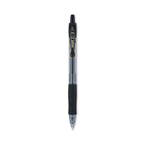 Pilot G2 07 Retractable Gel Ink Pens – 0.7mm Medium Point – Mixed Colours – Rubber Grip (Japan Import)
