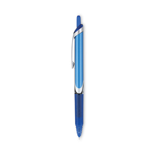 Image of Pilot® Precise V5Rt Roller Ball Pen, Retractable, Extra-Fine 0.5 Mm, Blue Ink, Blue Barrel