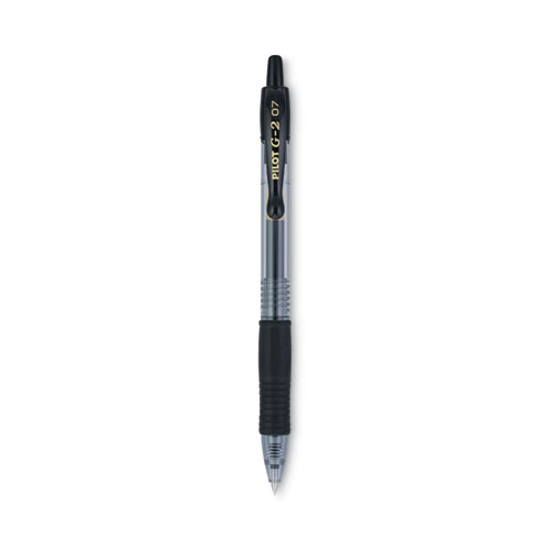 Pilot® G2 Premium Gel Pen Convenience Pack, Retractable, Fine 0.7 Mm, Black Ink, Black Barrel, 36/Pack