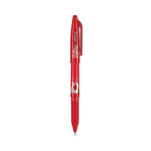 FriXion Ball Erasable Gel Pen, Stick, Fine 0.7 mm, Red Ink, Red Barrel