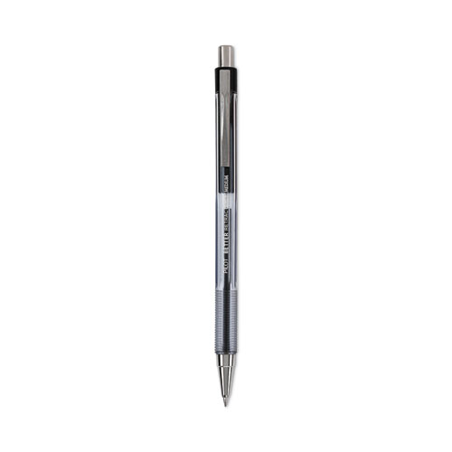 Image of Pilot® Better Ballpoint Pen, Retractable, Medium 1 Mm, Black Ink, Smoke Barrel, Dozen