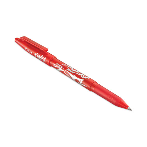 Image of Pilot® Frixion Ball Erasable Gel Pen, Stick, Fine 0.7 Mm, Red Ink, Red Barrel