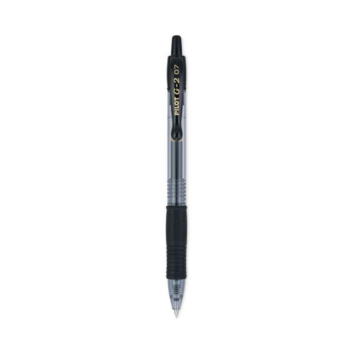 Pilot® G2 Premium Gel Pen Convenience Pack, Retractable, Bold 1 Mm, Black Ink, Smoke Barrel, 36/Pack
