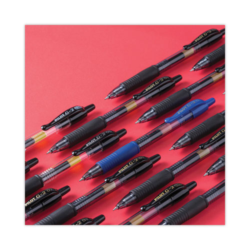 Image of Pilot® G2 Premium Gel Pen, Retractable, Fine 0.7 Mm, Assorted Ink And Barrel Colors, 8/Pack