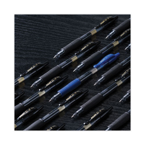 Image of Pilot® G2 Premium Gel Pen, Retractable, Fine 0.7 Mm, Assorted Ink Colors, Smoke Barrel, 3/Pack