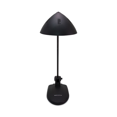 Image of Ledu® High-Output Three-Level Halogen Desk Lamp, 6.75W X 9D X 20.25H, Matte Black