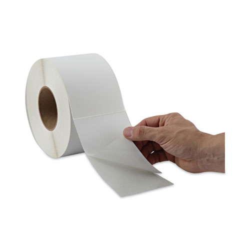 Image of Universal® Thermal Transfer Blank Shipping Labels, Label Printers, 4 X 6, White, 1,000/Roll, 4 Rolls/Carton