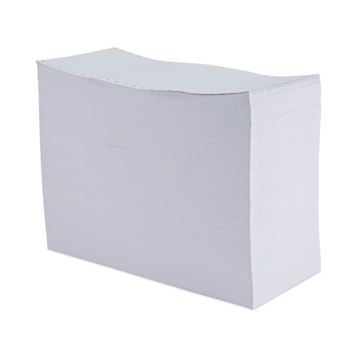 Universal® Continuous Postcards, Pin-Fed, 4 X 6, White, 4,000/Carton