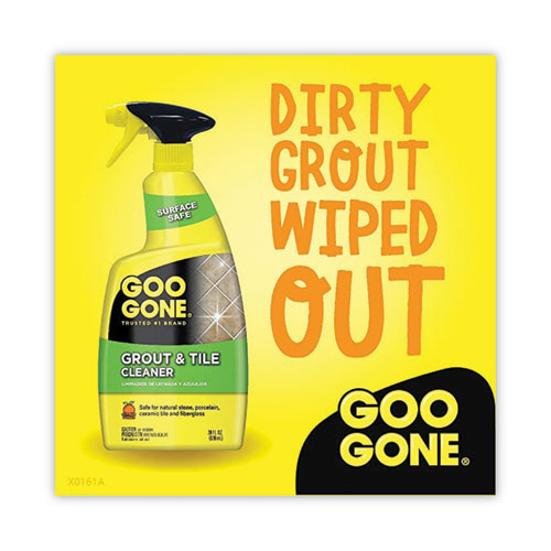 Image of Goo Gone® Grout And Tile Cleaner, Citrus Scent, 28 Oz Trigger Spray Bottle, 6/Ct