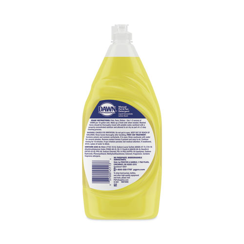 Image of Manual Pot/Pan Dish Detergent, Lemon, 38 oz Bottle