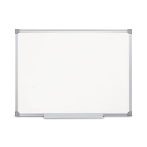 Image of Mastervision® Earth Silver Easy-Clean Dry Erase Board, 36 X 24, White Surface, Silver Aluminum Frame