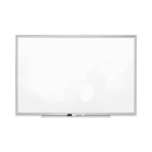 Classic Series Porcelain Magnetic Board, 48 x 36, White, Silver Alum. Frame