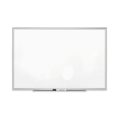 Classic Series Porcelain Magnetic Board, 60 x 36, White, Silver Aluminum Frame