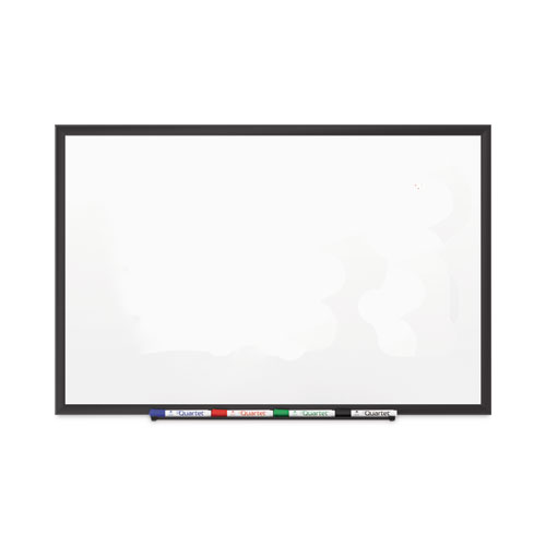Quartet® Classic Series Porcelain Magnetic Dry Erase Board, 96 X 48, White Surface, Black Aluminum Frame
