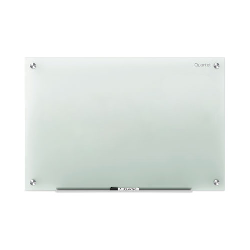 Quartet Infinity Magnetic Glass Marker Board 24 x18 White G2418W 