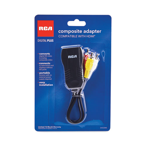 Image of RCA Composite Adapter, Black