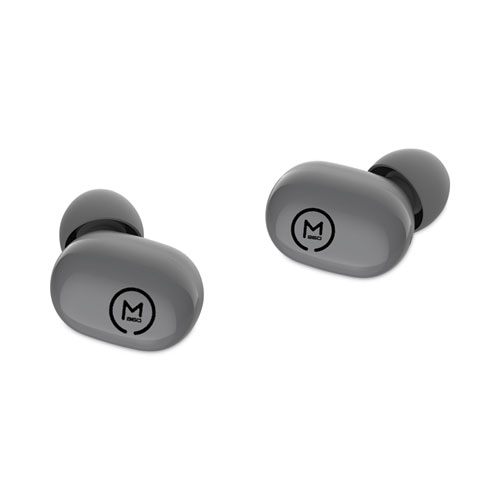 Image of Morpheus 360® Spire True Wireless Earbuds Bluetooth In-Ear Headphones With Microphone, Dark Gray