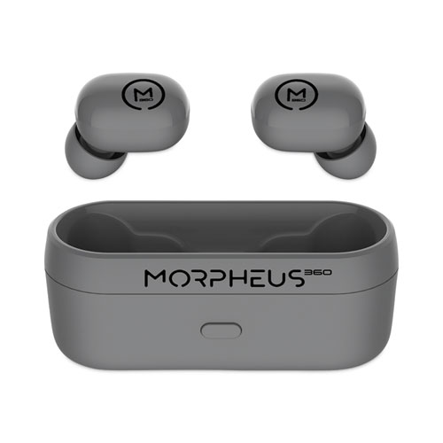 Image of Spire True Wireless Earbuds Bluetooth In-Ear Headphones with Microphone, Dark Gray