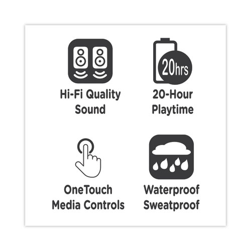 Image of Morpheus 360® Spire True Wireless Earbuds Bluetooth In-Ear Headphones With Microphone, Dark Gray