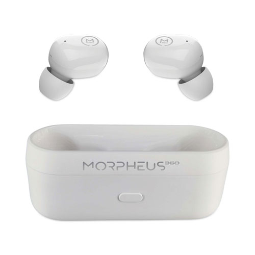Image of Spire True Wireless Earbuds Bluetooth In-Ear Headphones with Microphone, Pearl White