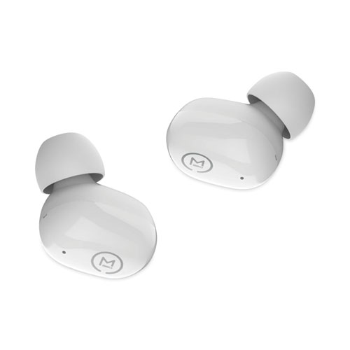 Image of Morpheus 360® Spire True Wireless Earbuds Bluetooth In-Ear Headphones With Microphone, Pearl White