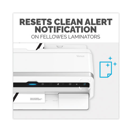 Image of Fellowes® Laminator Cleaning Sheets, 3 To 10 Mil, 8.5" X 11", White, 10/Pack