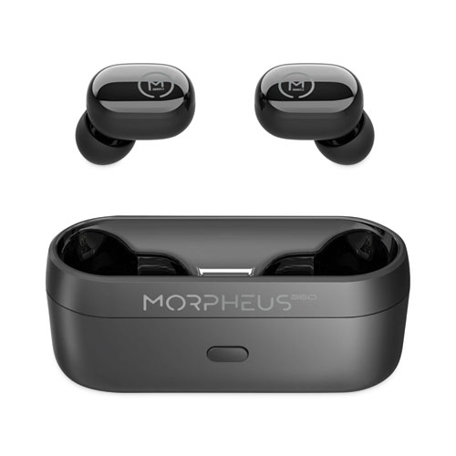 Image of Spire True Wireless Earbuds Bluetooth In-Ear Headphones with Microphone, Pure Black