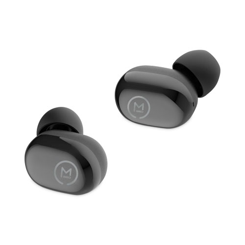Image of Morpheus 360® Spire True Wireless Earbuds Bluetooth In-Ear Headphones With Microphone, Pure Black