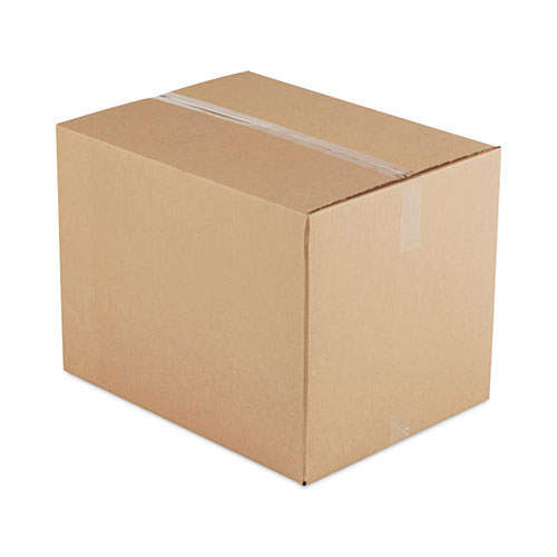 Image of Universal® Fixed-Depth Brown Corrugated Shipping Boxes, Regular Slotted Container (Rsc), X-Large, 12" X 16" X 9", Brown Kraft, 25/Bundle