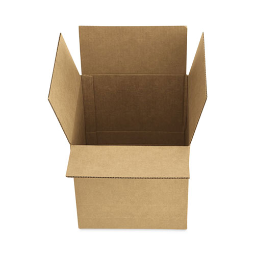 Image of Universal® Fixed-Depth Brown Corrugated Shipping Boxes, Regular Slotted Container (Rsc), X-Large, 12" X 18" X 6", Brown Kraft, 25/Bundle