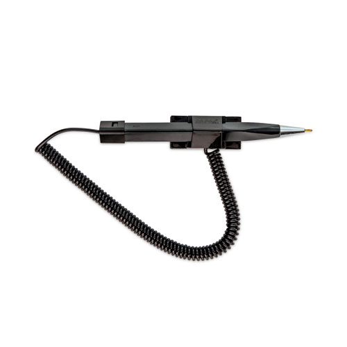 Image of Controltek® Wedgy Secure Antimicrobial Pen, Fine, 0.05 Mm, Black Ink, Black