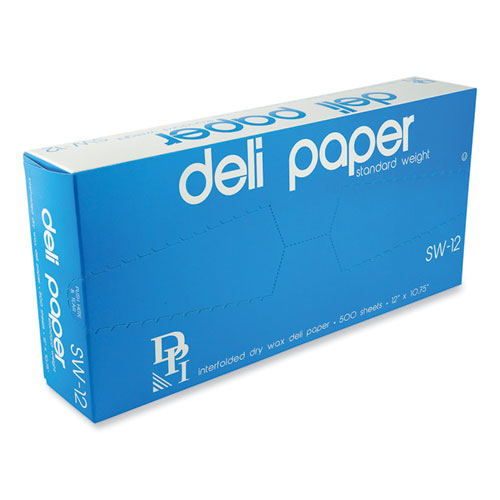 Image of Durable Packaging Interfolded Deli Sheets, 10.75 X 10, Standard Weight, 500 Sheets/Box, 12 Boxes/Carton