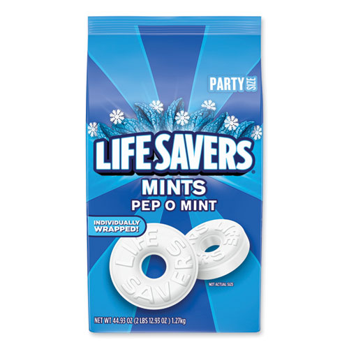 Lifesavers® Hard Candy Mints, Pep-O-Mint, 44.93 Oz Bag