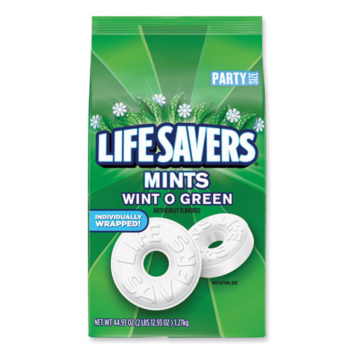 LifeSavers® Hard Candy Mints, Wint-O-Green, Individually Wrapped, 6.25 oz Bag