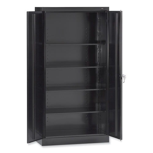 72" High Standard Cabinet (Unassembled), 36w x 18d x 72h, Black