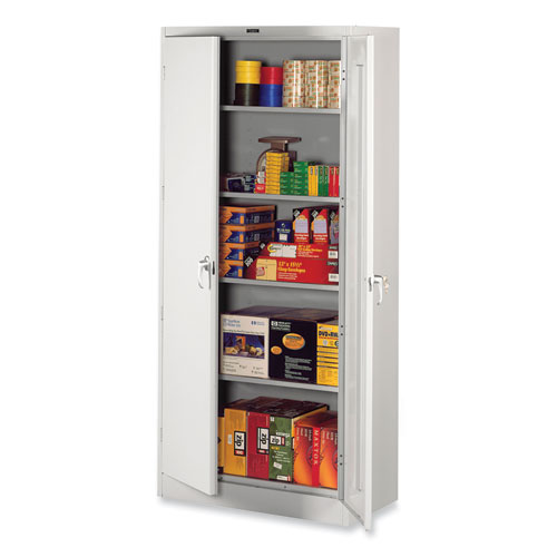 Deluxe Storage Cabinet, 36w x 18d x 78h, Light Gray