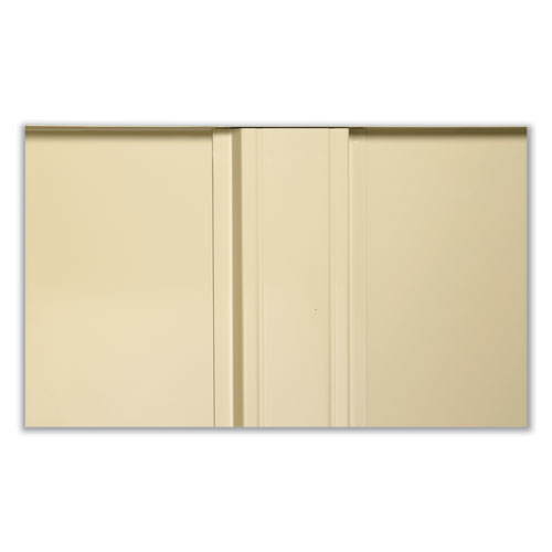Image of Tennsco Janitorial Cabinet, 36W X 18D X 64H, Putty