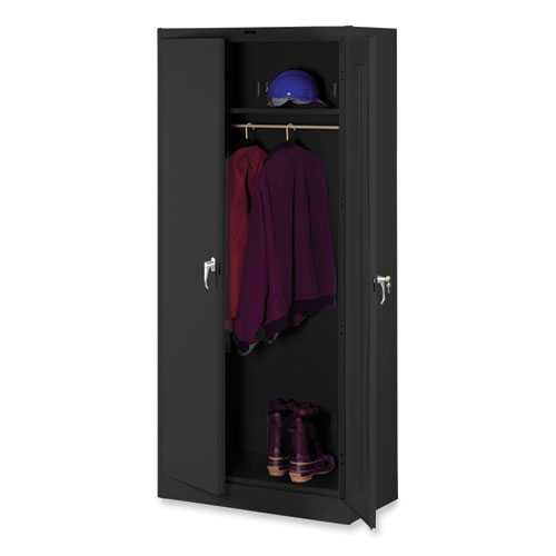 Deluxe Wardrobe Cabinet, 36w x 24d x 78h, Black