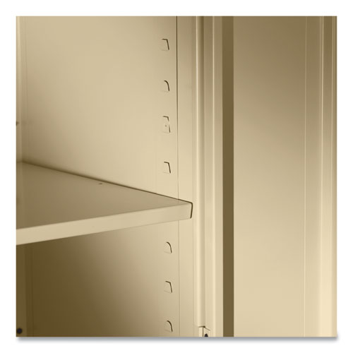 Deluxe Combination Wardrobe/Storage Cabinet, 36w x 18d x 78h, Sand