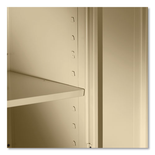 Image of Tennsco 78" High Deluxe Cabinet, 36W X 24D X 78H, Putty