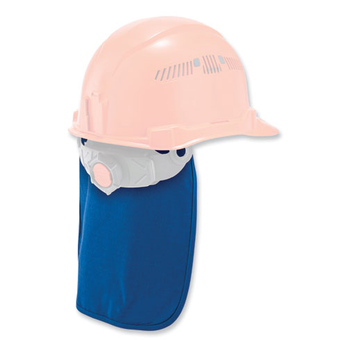 Chill-Its 6717 Cooling Hard Hat Pad and Neck Shade - Polymers, 12.5 x 9.75, Blue, Ships in 1-3 Business Days