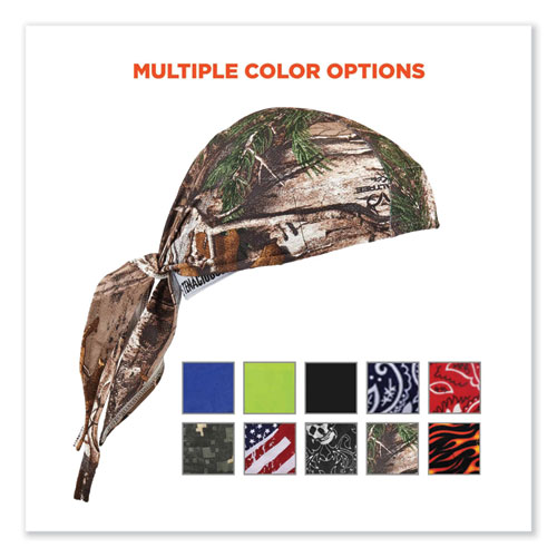 Chill-Its 6615 High-Performance Bandana Doo Rag w/Terry Cloth Sweatband, One Size, RealTree Xtra, Ships in 1-3 Business Days