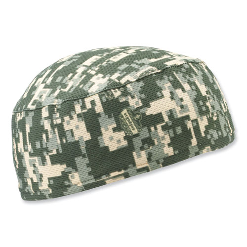 Image of Ergodyne® Chill-Its 6630 High-Performance Terry Cloth Skull Cap, Polyester, One Size Fits Most, Camo, Ships In 1-3 Business Days