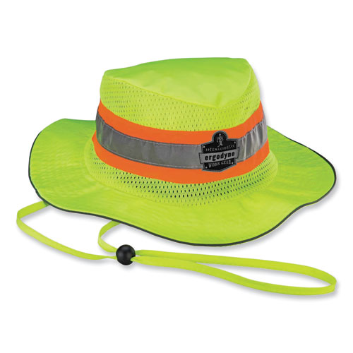 Chill-Its 8935CT Hi-Vis PVA Ranger Sun Hat, Small/Medium, Lime, Ships in 1-3 Business Days