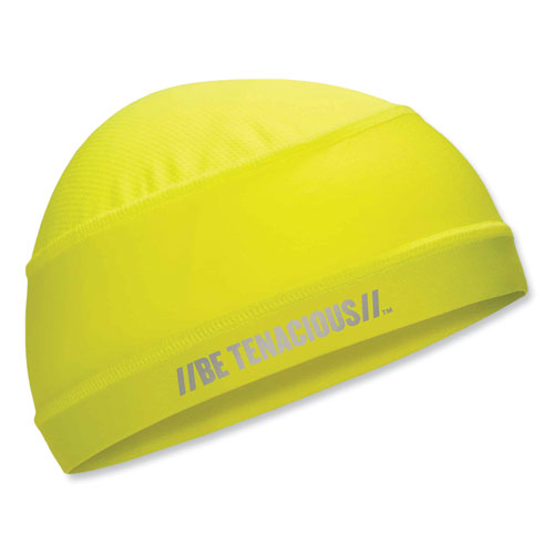 Ergodyne® Chill-Its 6632 Performance Knit Cooling Skull Cap, Polyester/Spandex, One Size Fits Most, Lime, Ships In 1-3 Business Days