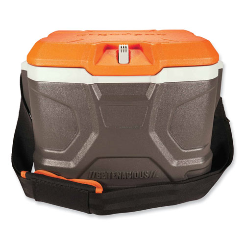Chill-Its 5170 17-Quart Industrial Hard Sided Cooler, Orange/Gray, Ships in 1-3 Business Days