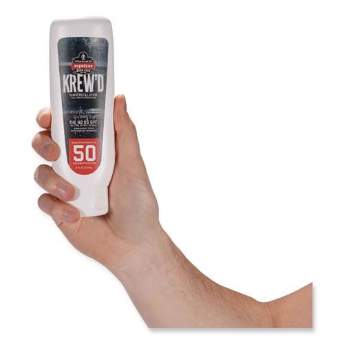 Image of Ergodyne® Krewd 6351 Spf 50 Sunscreen Lotion, 8 Oz Bottle, Ships In 1-3 Business Days